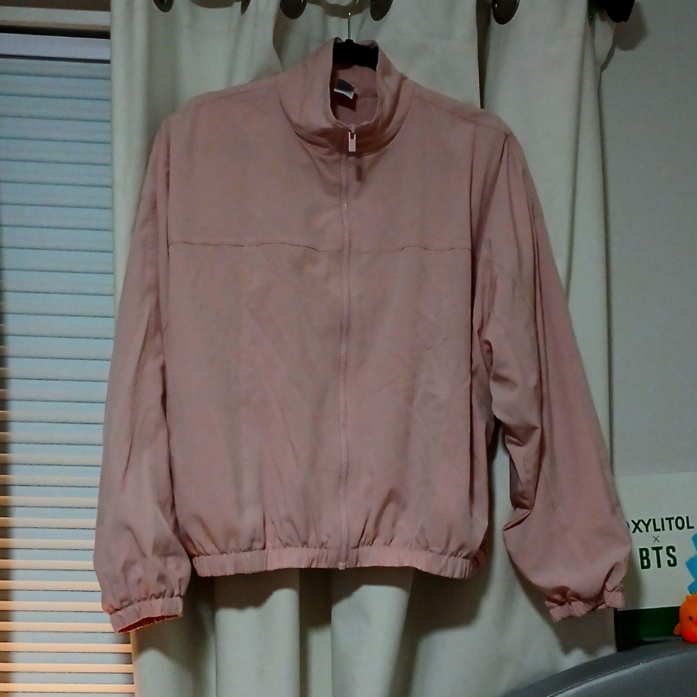 PINK Victoria Secret light pink windbreaker